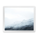 Shop Mountain Gradient Art Print-Abstract, Blue, Horizontal, Rectangle, View All, WA, White-framed painted poster wall decor artwork