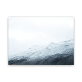 Shop Mountain Gradient Canvas Art Print-Abstract, Blue, Horizontal, Rectangle, View All, WA, White-framed wall decor artwork
