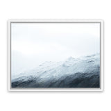 Shop Mountain Gradient Canvas Art Print-Abstract, Blue, Horizontal, Rectangle, View All, WA, White-framed wall decor artwork