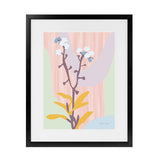 Shop Don't Forget Me Pastel Art Print-Florals, Pink, Portrait, Rectangle, View All, WA-framed painted poster wall decor artwork