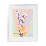 Shop Don't Forget Me Pastel Art Print-Florals, Pink, Portrait, Rectangle, View All, WA-framed painted poster wall decor artwork