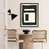 Shop Portal I Canvas Art Print-Abstract, Black, Portrait, Rectangle, View All, WA-framed wall decor artwork