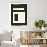 Shop Portal I Canvas Art Print-Abstract, Black, Portrait, Rectangle, View All, WA-framed wall decor artwork