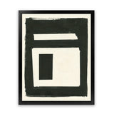 Shop Portal I Art Print-Abstract, Black, Portrait, Rectangle, View All, WA-framed painted poster wall decor artwork