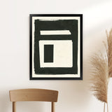 Shop Portal I Art Print-Abstract, Black, Portrait, Rectangle, View All, WA-framed painted poster wall decor artwork