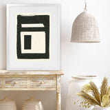 Shop Portal I Art Print-Abstract, Black, Portrait, Rectangle, View All, WA-framed painted poster wall decor artwork