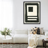 Shop Portal II Canvas Art Print-Abstract, Black, Portrait, Rectangle, View All, WA-framed wall decor artwork