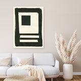 Shop Portal II Canvas Art Print-Abstract, Black, Portrait, Rectangle, View All, WA-framed wall decor artwork