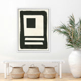 Shop Portal II Canvas Art Print-Abstract, Black, Portrait, Rectangle, View All, WA-framed wall decor artwork