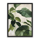 Shop Tropical Study II Crop Canvas Art Print-Botanicals, Green, Portrait, Rectangle, View All, WA-framed wall decor artwork