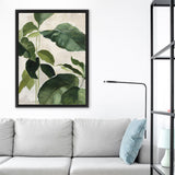 Shop Tropical Study II Crop Canvas Art Print-Botanicals, Green, Portrait, Rectangle, View All, WA-framed wall decor artwork