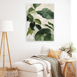 Shop Tropical Study II Crop Canvas Art Print-Botanicals, Green, Portrait, Rectangle, View All, WA-framed wall decor artwork