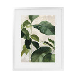 Shop Tropical Study II Crop Art Print-Botanicals, Green, Portrait, Rectangle, View All, WA-framed painted poster wall decor artwork