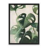 Shop Tropical Study IV Crop Canvas Art Print-Botanicals, Green, Portrait, Rectangle, View All, WA-framed wall decor artwork