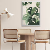Shop Tropical Study IV Crop Canvas Art Print-Botanicals, Green, Portrait, Rectangle, View All, WA-framed wall decor artwork