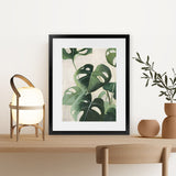 Shop Tropical Study IV Crop Art Print-Botanicals, Green, Portrait, Rectangle, View All, WA-framed painted poster wall decor artwork