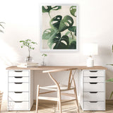 Shop Tropical Study IV Crop Art Print-Botanicals, Green, Portrait, Rectangle, View All, WA-framed painted poster wall decor artwork