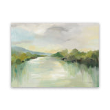 Shop April River Canvas Art Print-Abstract, Green, Horizontal, Landscape, Rectangle, View All, WA-framed wall decor artwork