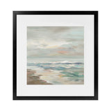 Shop Pastel Tide (Square) Art Print-Abstract, Brown, Square, View All, WA-framed painted poster wall decor artwork