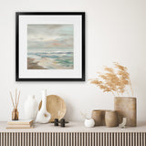 Shop Pastel Tide (Square) Art Print-Abstract, Brown, Square, View All, WA-framed painted poster wall decor artwork