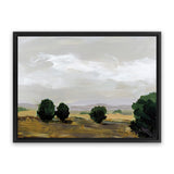 Shop Autumn Fields Canvas Art Print-Abstract, Green, Grey, Horizontal, Landscape, Rectangle, View All, WA-framed wall decor artwork