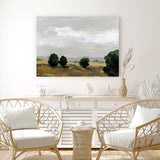 Shop Autumn Fields Canvas Art Print-Abstract, Green, Grey, Horizontal, Landscape, Rectangle, View All, WA-framed wall decor artwork