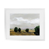 Shop Autumn Fields Art Print-Abstract, Green, Grey, Horizontal, Landscape, Rectangle, View All, WA-framed painted poster wall decor artwork