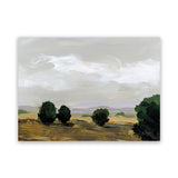 Shop Autumn Fields Canvas Art Print-Abstract, Green, Grey, Horizontal, Landscape, Rectangle, View All, WA-framed wall decor artwork
