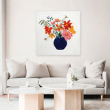 Shop Simplicity Bouquet II Leaves (Square) Canvas Art Print-Florals, Orange, Square, View All, WA-framed wall decor artwork