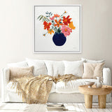 Shop Simplicity Bouquet II Leaves (Square) Canvas Art Print-Florals, Orange, Square, View All, WA-framed wall decor artwork