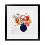Shop Simplicity Bouquet II Leaves (Square) Art Print-Florals, Orange, Square, View All, WA-framed painted poster wall decor artwork