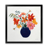 Shop Simplicity Bouquet II Leaves (Square) Art Print-Florals, Orange, Square, View All, WA-framed painted poster wall decor artwork