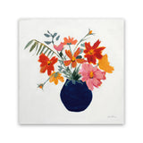 Shop Simplicity Bouquet II Leaves (Square) Canvas Art Print-Florals, Orange, Square, View All, WA-framed wall decor artwork