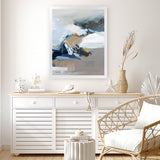 Shop Surfacing Crop Art Print-Abstract, Blue, Grey, Portrait, Rectangle, View All, WA-framed painted poster wall decor artwork