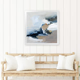 Shop Surfacing (Square) Art Print-Abstract, Blue, Grey, Square, View All, WA-framed painted poster wall decor artwork