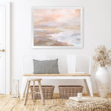 Shop Sunrise Coast Art Print-Abstract, Horizontal, Neutrals, Rectangle, View All, WA-framed painted poster wall decor artwork