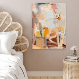 Shop Cowgirl Canvas Art Print-Abstract, Portrait, Rectangle, View All, WA, Yellow-framed wall decor artwork