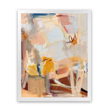 Shop Cowgirl Art Print-Abstract, Portrait, Rectangle, View All, WA, Yellow-framed painted poster wall decor artwork