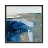 Shop Above the Waves (Square) Canvas Art Print-Abstract, Blue, Square, View All, WA-framed wall decor artwork