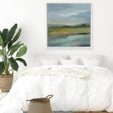 Shop Clouds and Shadows (Square) Canvas Art Print-Abstract, Blue, Square, View All, WA-framed wall decor artwork