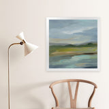 Shop Clouds and Shadows (Square) Art Print-Abstract, Blue, Square, View All, WA-framed painted poster wall decor artwork