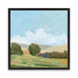 Shop Early Spring (Square) Canvas Art Print-Abstract, Blue, Green, Square, View All, WA-framed wall decor artwork