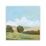 Shop Early Spring (Square) Canvas Art Print-Abstract, Blue, Green, Square, View All, WA-framed wall decor artwork