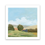 Shop Early Spring (Square) Art Print-Abstract, Blue, Green, Square, View All, WA-framed painted poster wall decor artwork