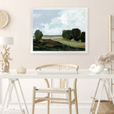 Shop Green Grove Art Print-Abstract, Green, Horizontal, Rectangle, View All, WA-framed painted poster wall decor artwork