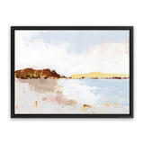 Shop Calm Water Canvas Art Print-Abstract, Horizontal, Landscape, Neutrals, Rectangle, View All, WA-framed wall decor artwork