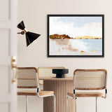 Shop Calm Water Canvas Art Print-Abstract, Horizontal, Landscape, Neutrals, Rectangle, View All, WA-framed wall decor artwork