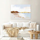 Shop Calm Water Canvas Art Print-Abstract, Horizontal, Landscape, Neutrals, Rectangle, View All, WA-framed wall decor artwork