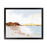 Shop Calm Water Art Print-Abstract, Horizontal, Landscape, Neutrals, Rectangle, View All, WA-framed painted poster wall decor artwork