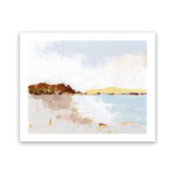 Shop Calm Water Art Print-Abstract, Horizontal, Landscape, Neutrals, Rectangle, View All, WA-framed painted poster wall decor artwork